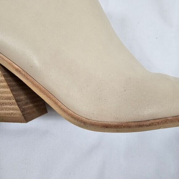 Dolce Vita Block Heel Mule In Cream - Size 11 - Picture 7 of 13